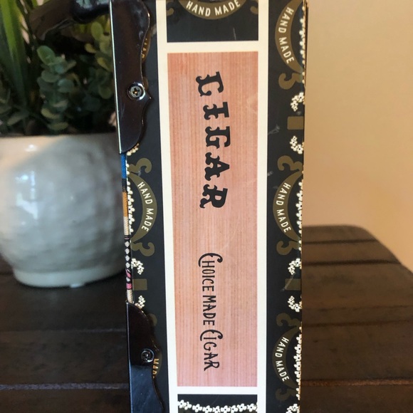 Vintage Choice Made Beaded Cigar Box Purse with Jerry's Drive-In, Car Hop, Chevy - Picture 5 of 15